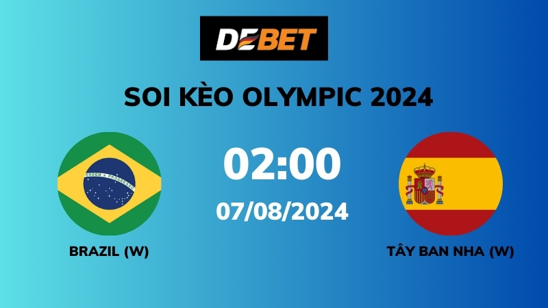 Đánh giá trận đấu Brazil W vs Tây Ban Nha W